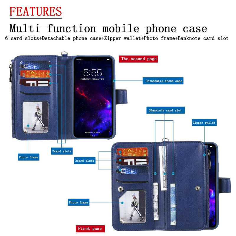 iPhone 11 Detachable Case Wallet