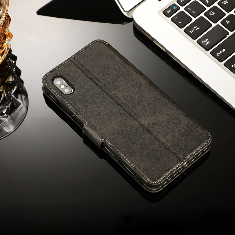 iPhone XS Max Leather Case Vintage Effect Ultra