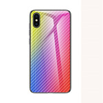 iPhone XS Max Carbon Fiber Tempered Glass Case