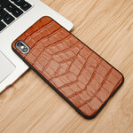 iPhone X Genuine Leather Case Crocodile Texture