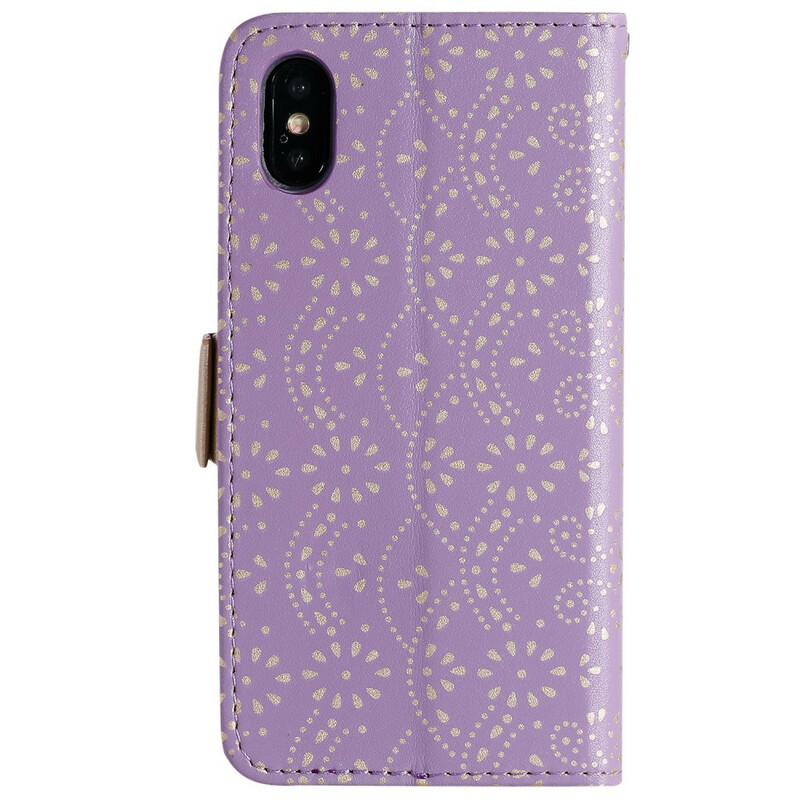 iPhone X Cover Lace Purse with Strap