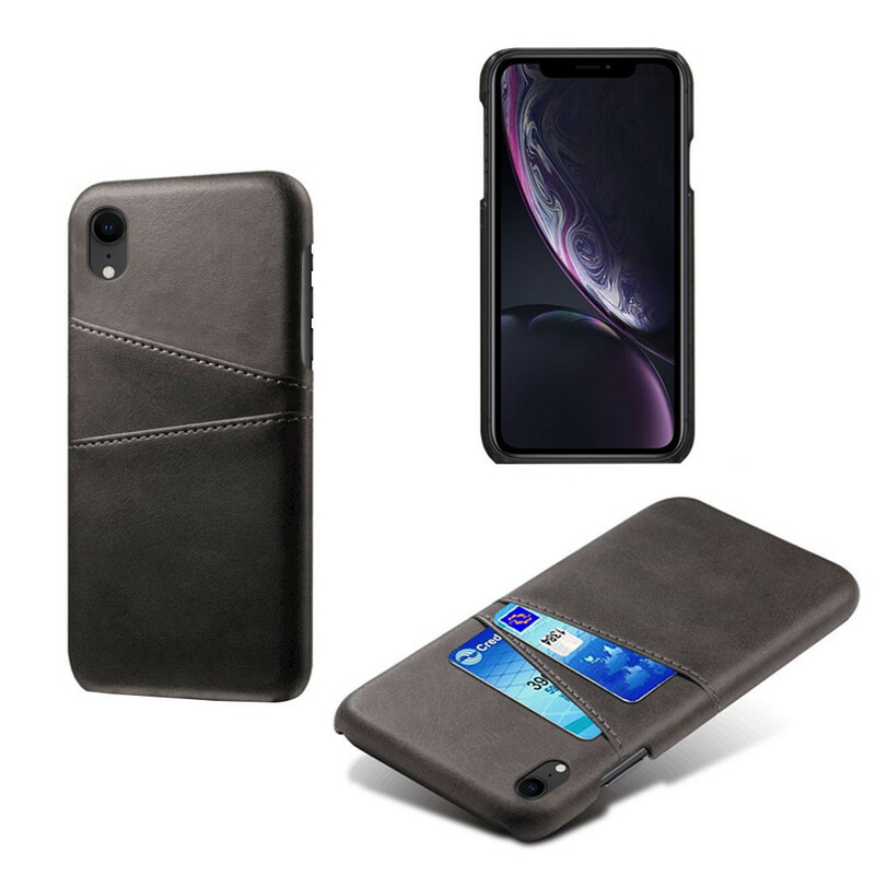 Leather effect iPhone XR Card Case