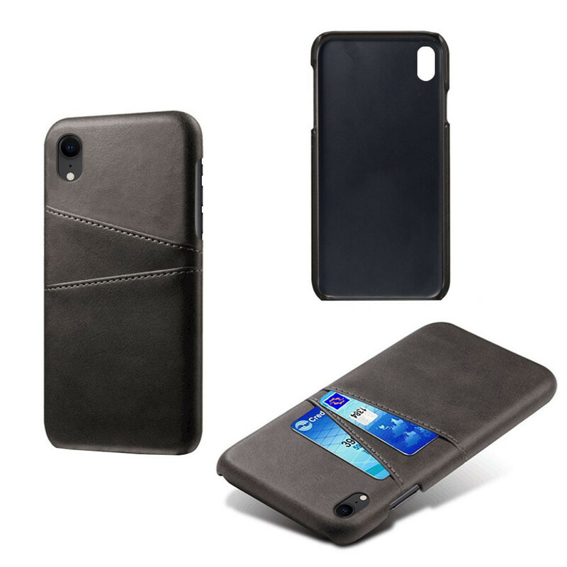 Leather effect iPhone XR Card Case