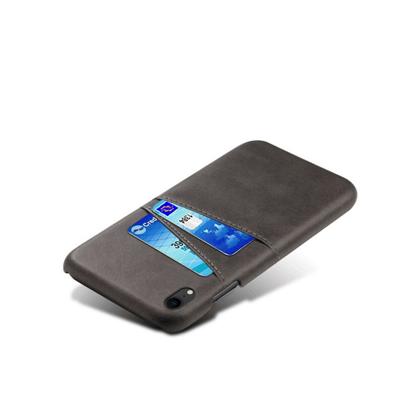 Leather effect iPhone XR Card Case