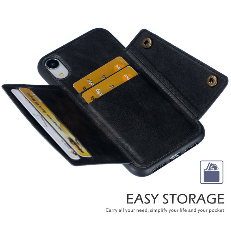 iPhone XR Wallet Case with Snap