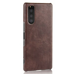 Sony Xperia 5 Leather Case Lychee Effect