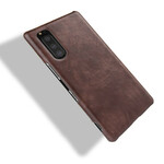 Sony Xperia 5 Leather Case Lychee Effect
