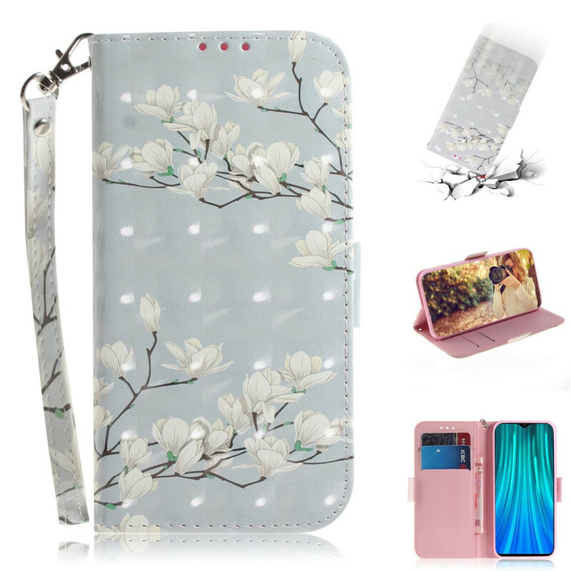 Case Xiaomi Redmi Note 8 Pro Flower Tree with Strap