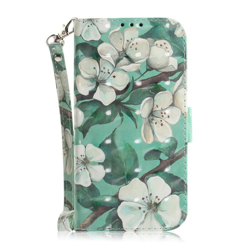 Xiaomi Redmi Note 8 Pro Flower Strap Case