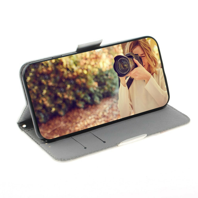 Xiaomi Redmi Note 8 Pro Flower Strap Case