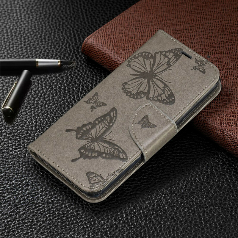 Xiaomi Redmi 7A Butterfly Printed Lanyard Case