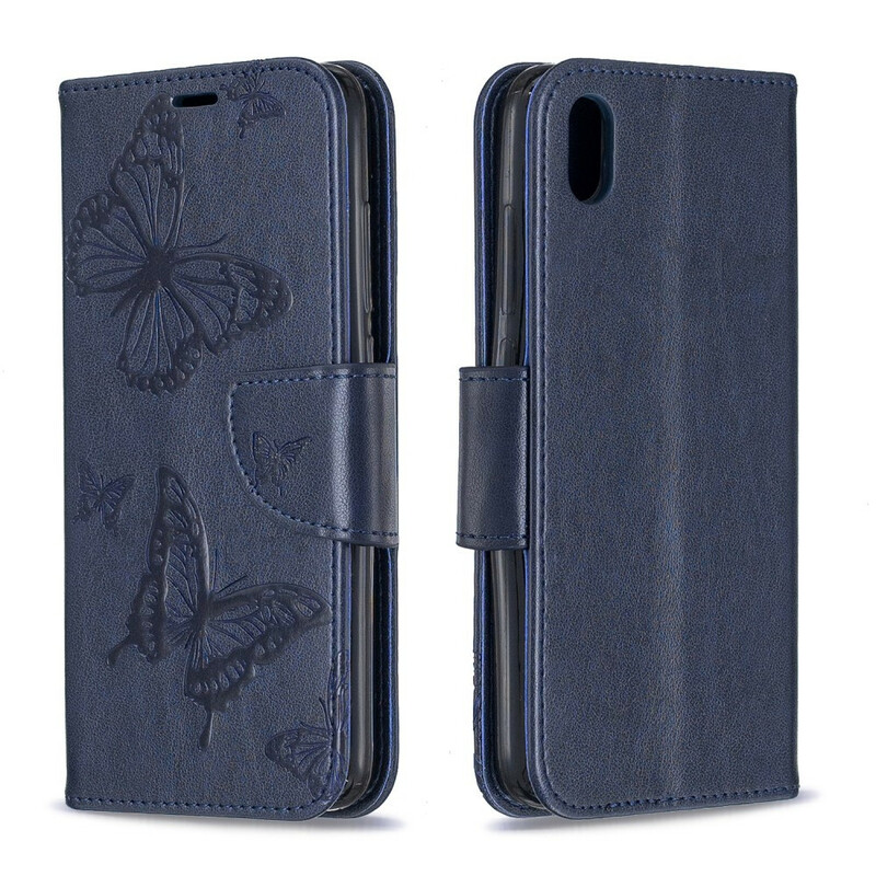 Xiaomi Redmi 7A Butterfly Printed Lanyard Case