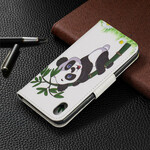 Xiaomi Redmi 7A Panda Case on Bamboo