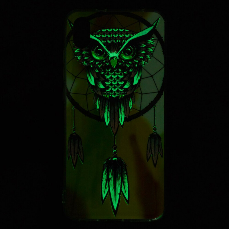 Xiaomi Redmi 7A Dreamcatcher Owl Fluorescent Case