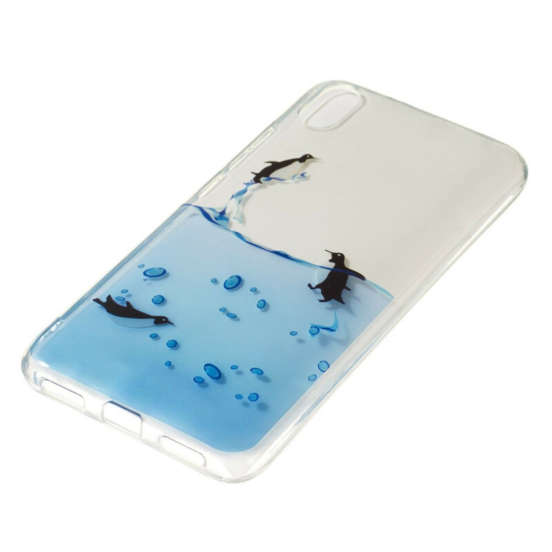 Xiaomi Redmi 7A Clear Case Penguin Game