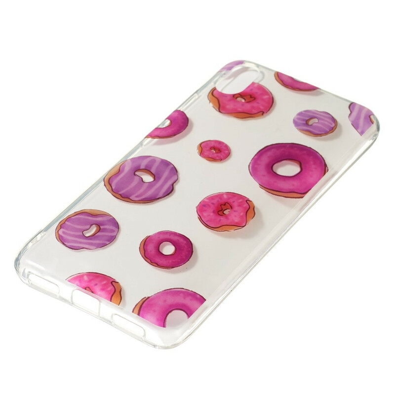Xiaomi Redmi 7A Transparent Case Donuts Fan