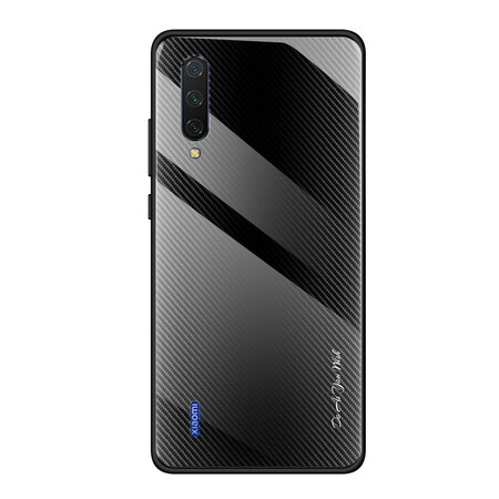 Xiaomi Mi 9 Lite Carbon Fiber Tempered Glass Case