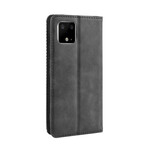 Flip Cover Google Pixel 4 Vintage Leather Effect