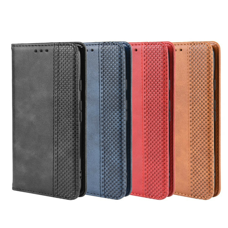 Flip Cover Google Pixel 4 Vintage Leather Effect