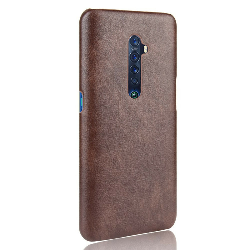 Case Oppo Reno 2 Effet Cuir Lychee