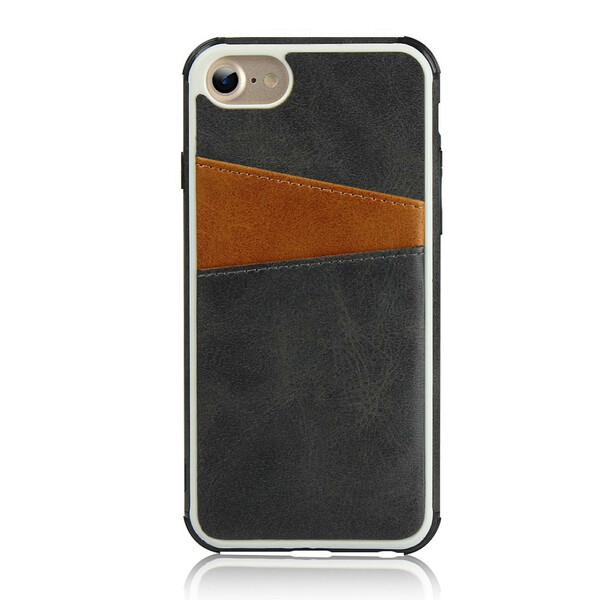 Case iPhone SE 2 / 8 / 7 / 6 Bicolore Double Card Holder