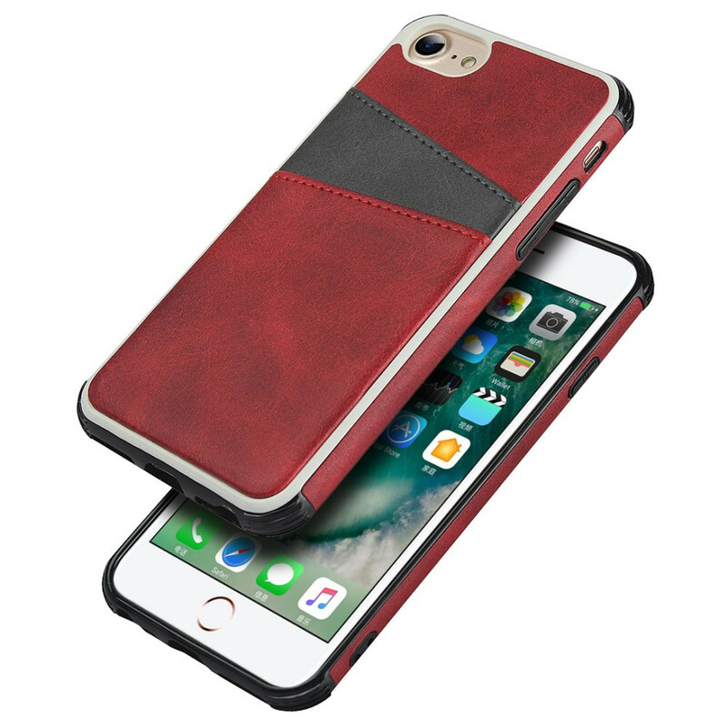 Case iPhone 8 / 7 Bicolor Double Card Holder