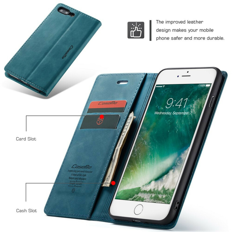 Flip Cover iPhone 8 Plus / 7 Plus CASEME Simili Cuir