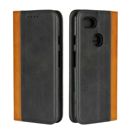 Flip Cover Google Pixel 3 XL Bicolor Leather Effect