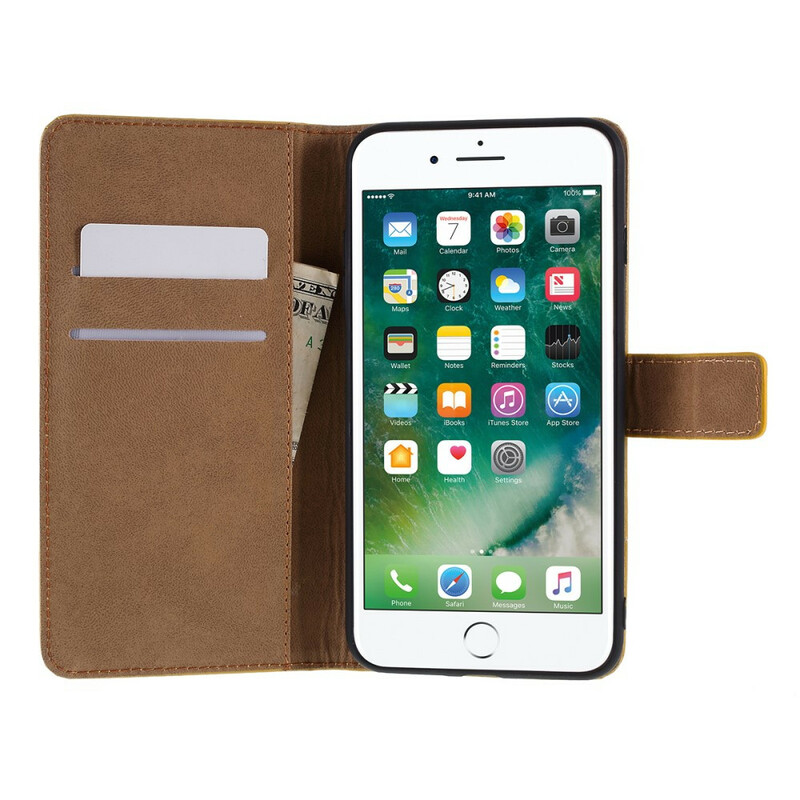 Case iPhone 8 Plus / 7 Plus Genuine Leather Color Case iPhone 8 Plus / 7 Plus Genuine Leather Color