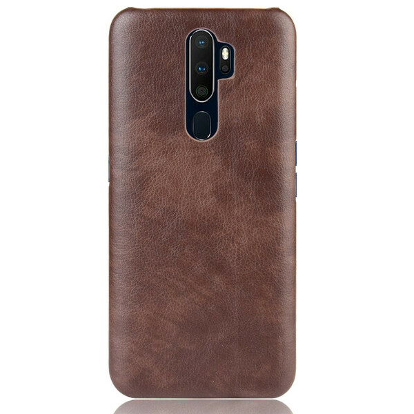 Oppo A9 2020 Leather Effect Case Lychee