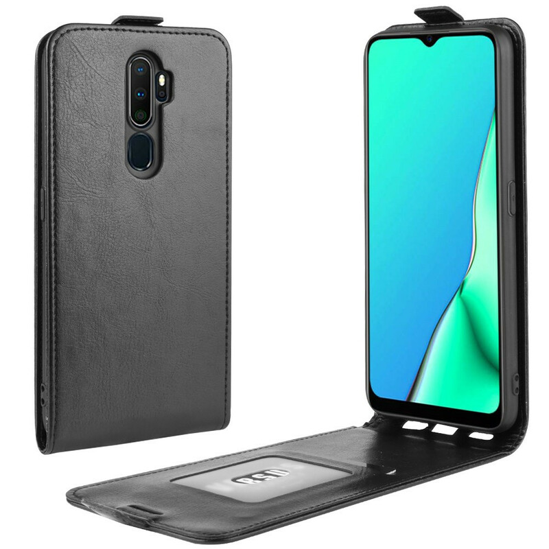 Oppo A9 2020 Leather Effect Foldover Case