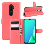 Oppo A9 2020 Leather Case Lychee