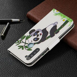 Xiaomi Redmi Note 8 Panda Case on Bamboo