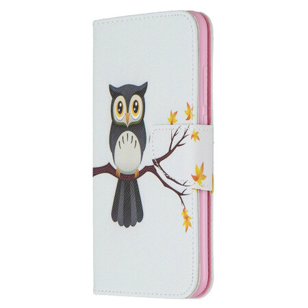 Xaomi Redmi Note 8 Case Owl Perched on the Branch