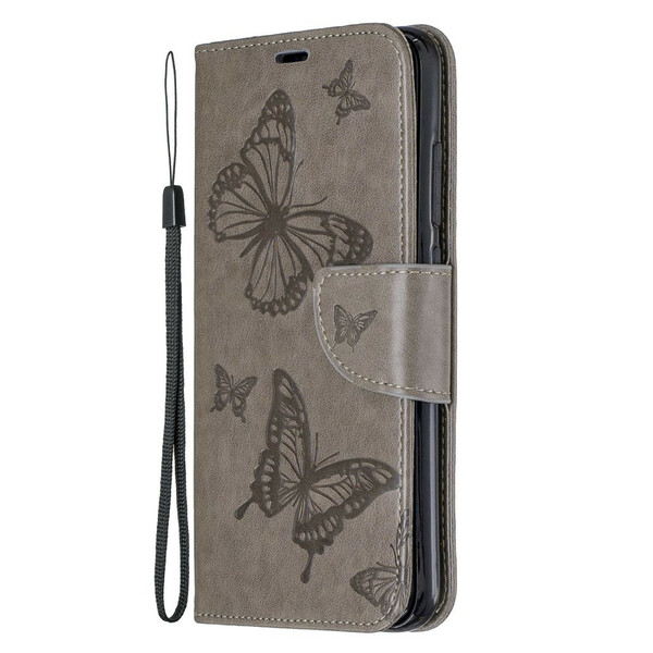 Xiaomi Redmi Note 8 Strap Printed Butterflies Case