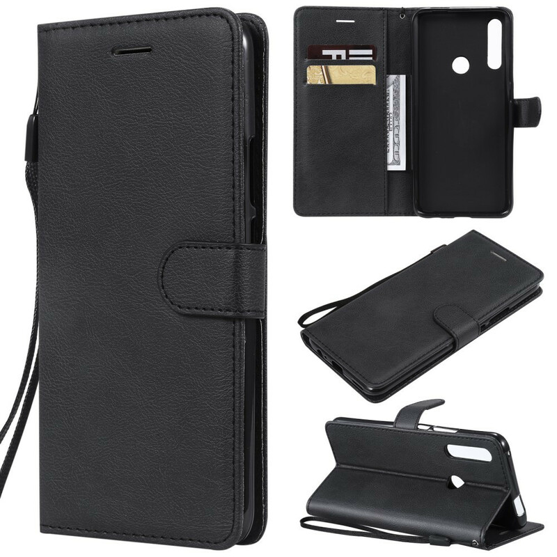 Case Huawei P Smart Z / Honor 9X Leather effect with strap
