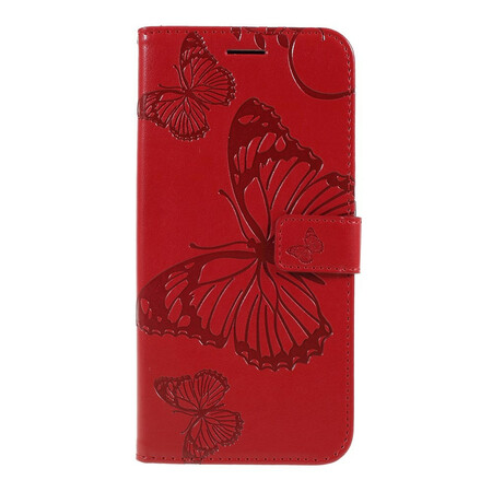 Huawei P Smart Z / Honor 9X Giant Butterflies Strap Case