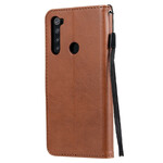 Xiaomi Redmi Note 8 Leather effect case with strap