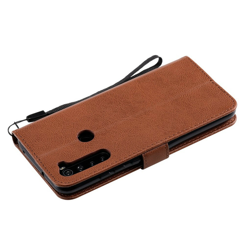 Xiaomi Redmi Note 8 Leather effect case with strap