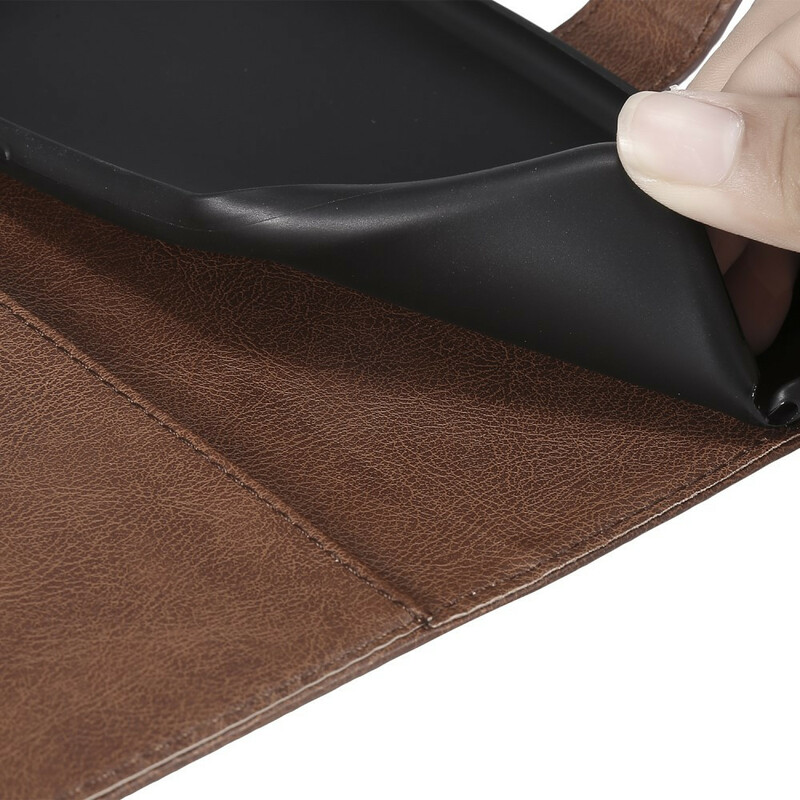 Xiaomi Redmi Note 8 Leather effect case with strap