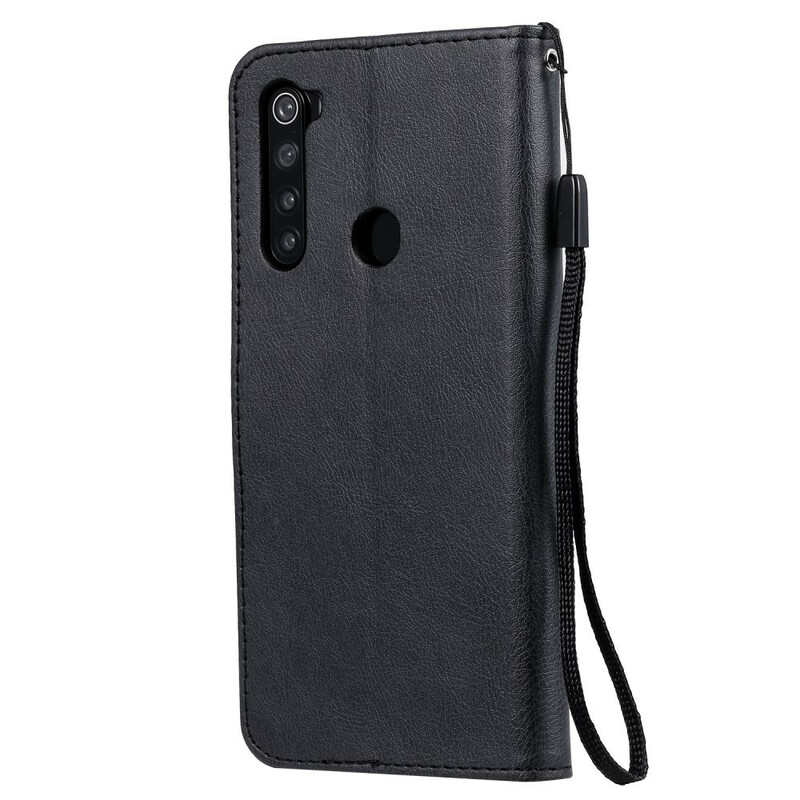 Xiaomi Redmi Note 8 Leather effect case with strap