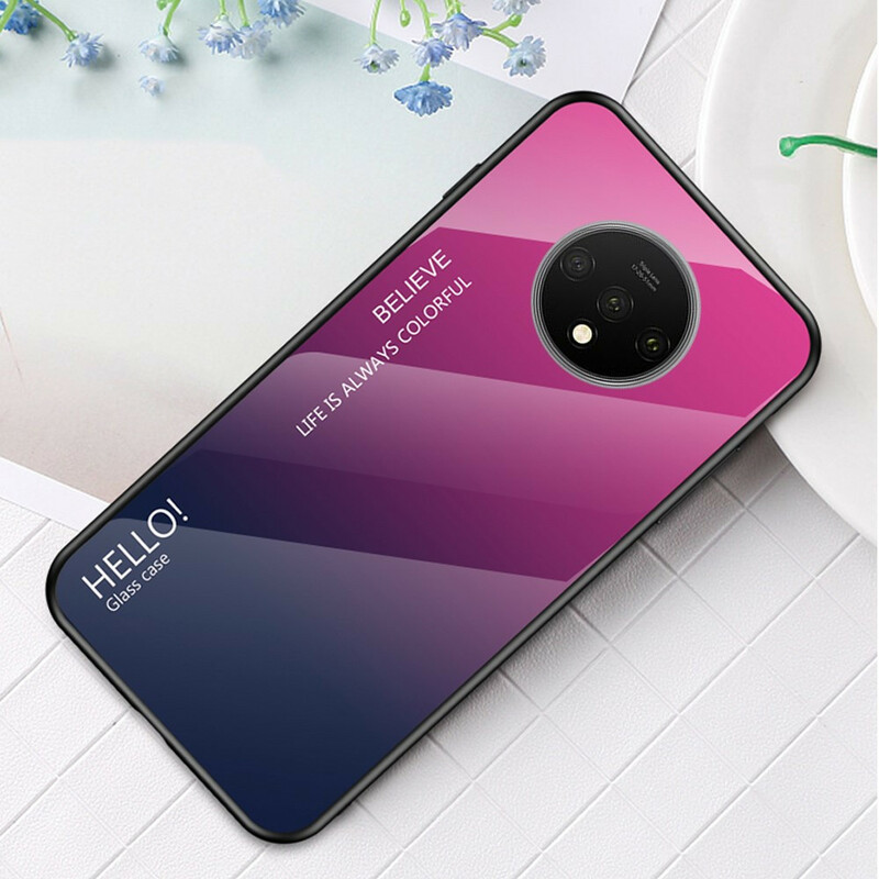 OnePlus 7T Tempered Glass Case Hello