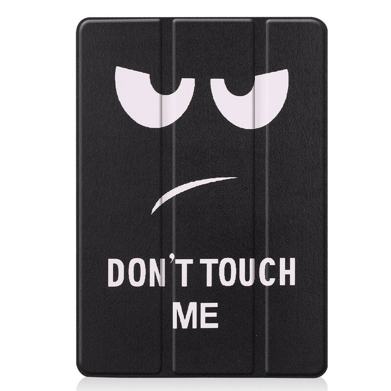 Smart Case iPad 10.2" (2019) Simili Cuir Don't Touch Me