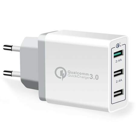 3 Port Fast USB Charger Adapter