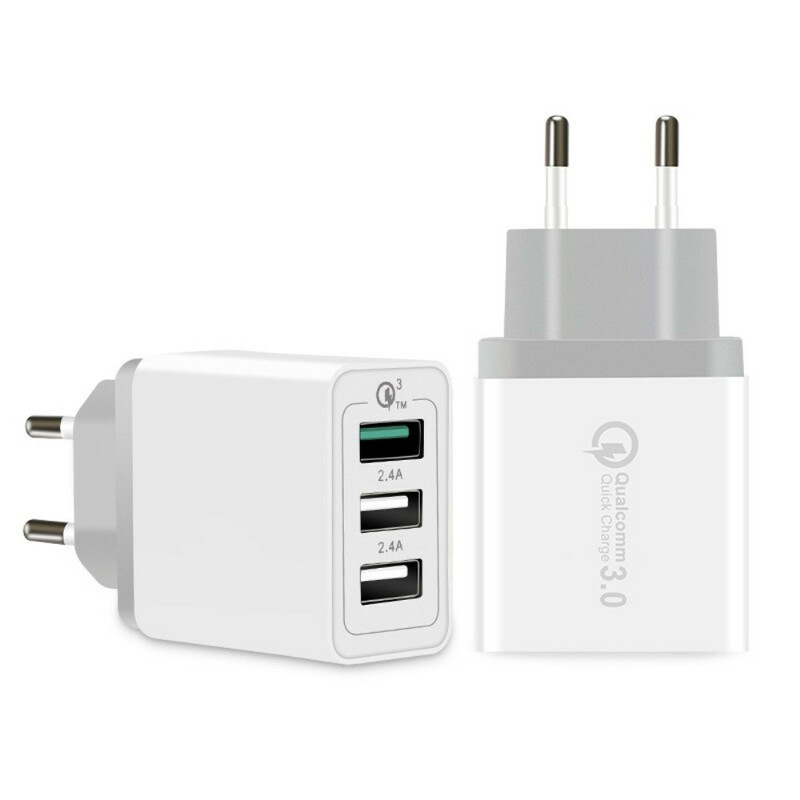 3 Port Fast USB Charger Adapter