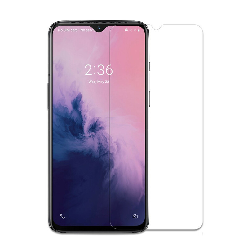 Tempered glass protection (0.3mm) for the OnePlus 7T screen