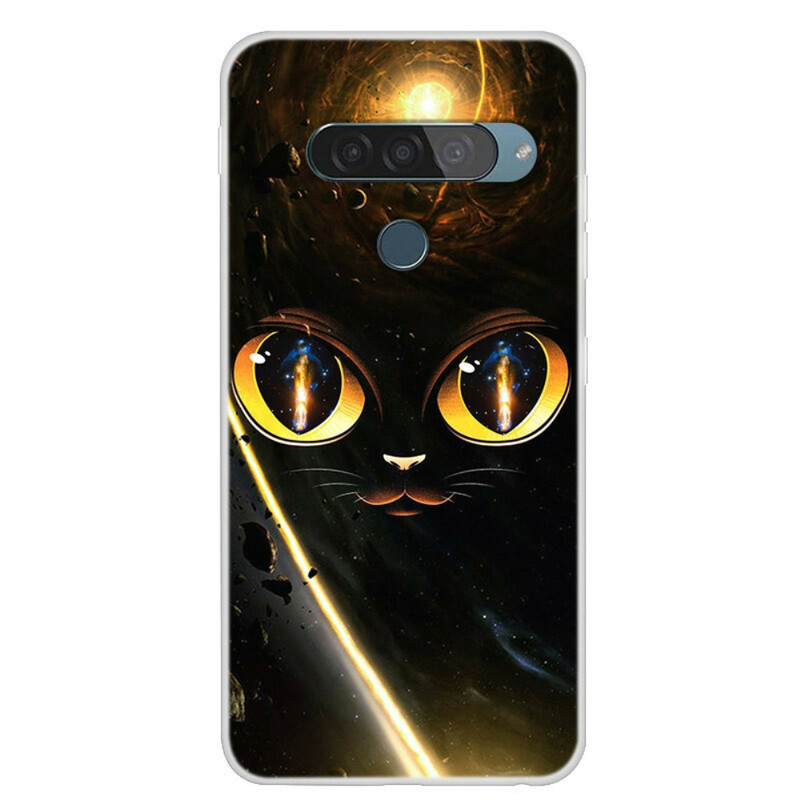 Case LG G8S ThinQ Cat Galaxy