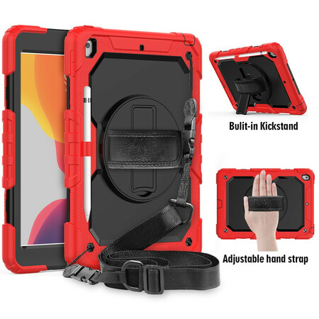 iPad 10.2" Case (2019) Ultra Resistant Case with Strap and Shoulder Strap