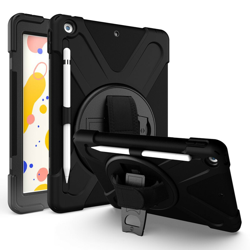 iPad 10.2" Case (2019) Kids Hands Free Holder and Strap