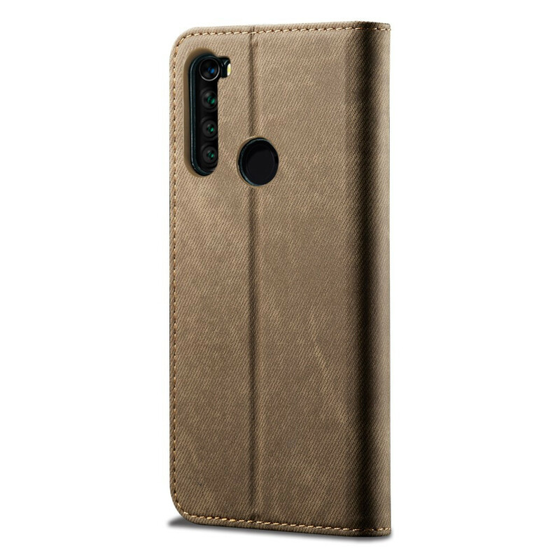 Flip Cover Xiaomi Redmi Note 8T Tissu Jeans